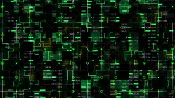 Antecedentes Digitais Elemento Gráfico Movimento — Vídeo de Stock