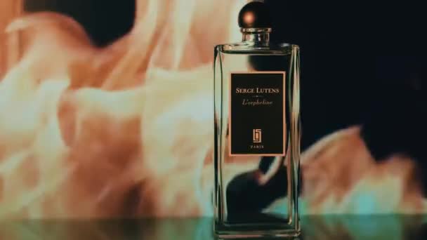 Imagen Publicidad Rodaje Perfume Costoso Perfume Belleza Blog Perfume Vídeo — Vídeos de Stock