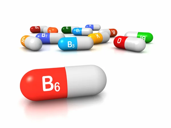 Витамин B6 Пиридоксин — стоковое фото