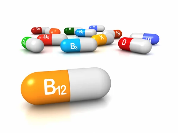 Vitamin B12 Cobalamin — Stock Photo, Image