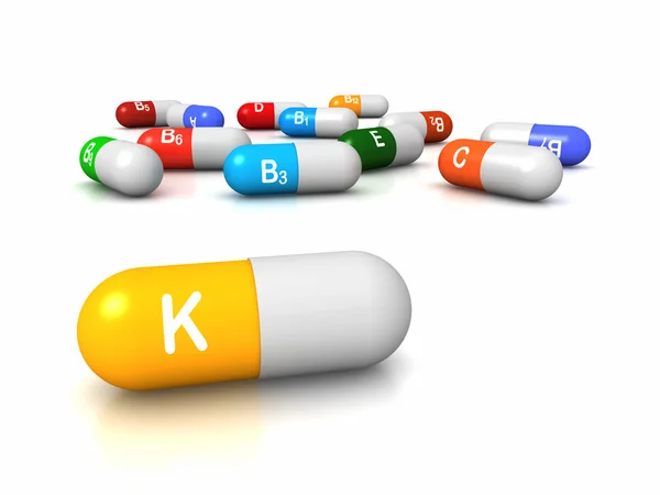 Vitamin K Phylloquinone — Stockfoto