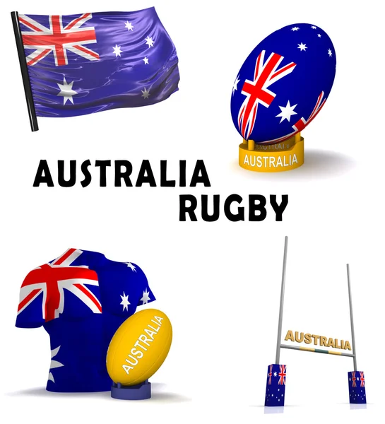 Rugby Australia — Zdjęcie stockowe