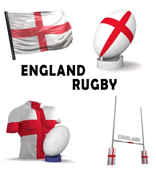 Rugby Inglaterra — Foto de Stock