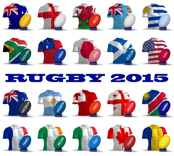 Rugby 2015 — Foto Stock