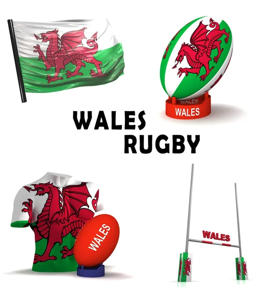 Rugby Gales — Foto de Stock