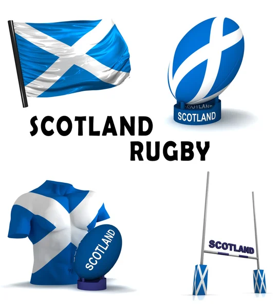 Rugby Escocia — Foto de Stock