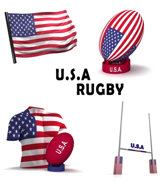 Rugby Estados Unidos — Foto de Stock