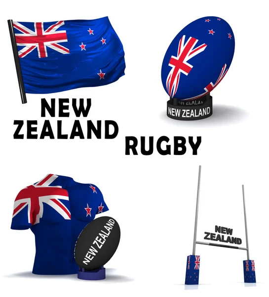 Rugby Nya Zeeland — Stockfoto