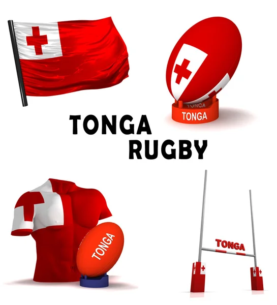 Rögbi-Tonga — Stock Fotó