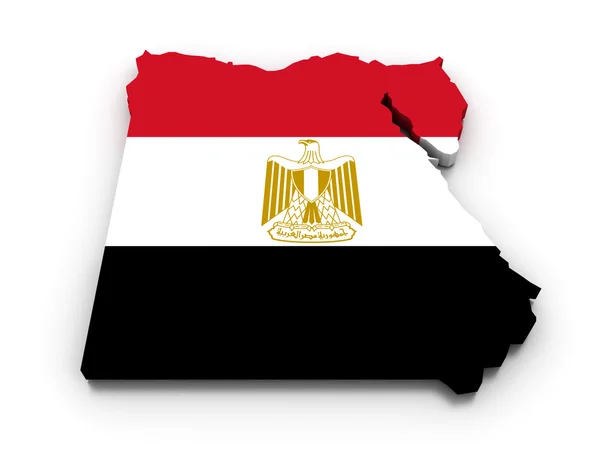 Egyiptom jelző megjelenítése Stock Fotó