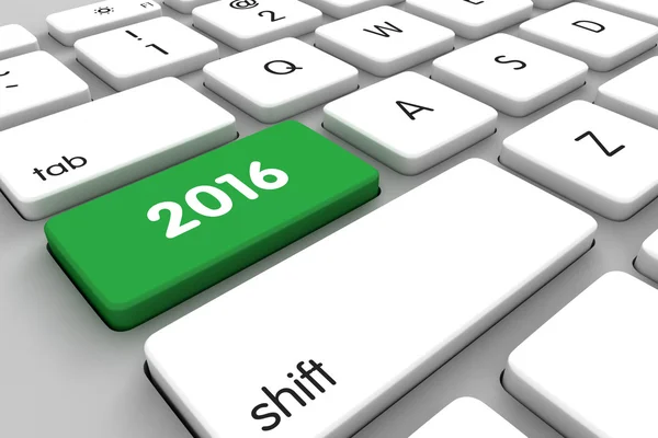 Boldog új évet online 2016 Jogdíjmentes Stock Képek