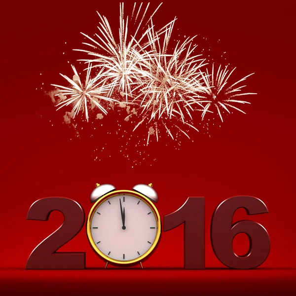 Boldog új évet 2016 Stock Fotó