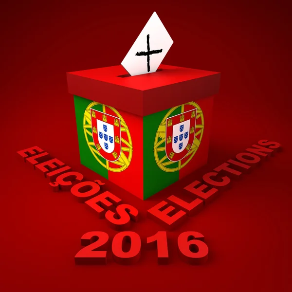 Eleições portuguesas 2016 — Fotografia de Stock