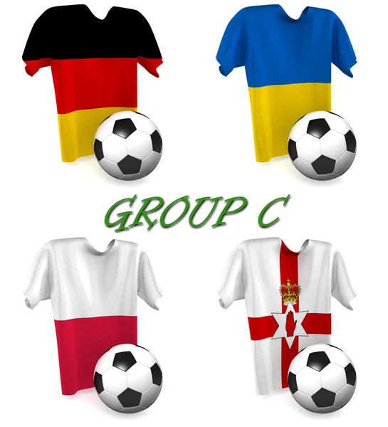 Grupo C Fútbol Europeo 2016 — Foto de Stock