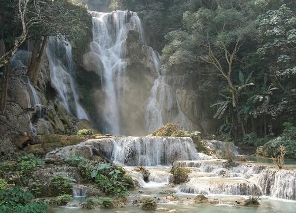 Tat Kuang Si Waterfall, Laos — Stock Photo, Image