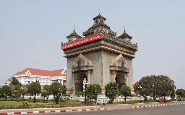 Arco di trionfo, Vientiane, Laos — Foto Stock
