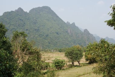 manzara, vang vieng, laos