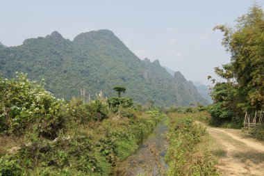 manzara, vang vieng, laos