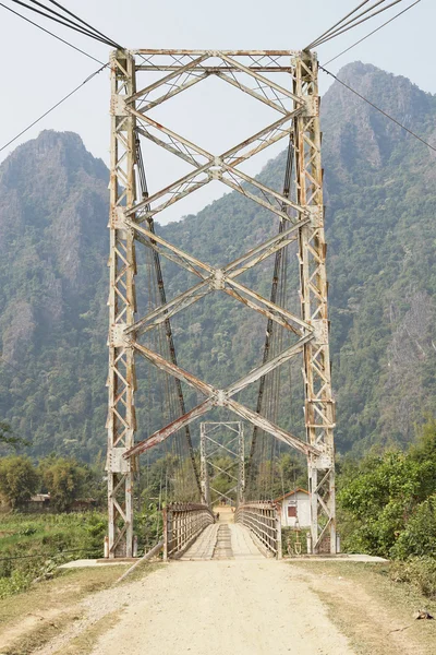 Chain Bridge, Vang Vieng, Laos, Asia