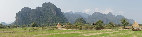Krajina, vang vieng, laos — Stock fotografie