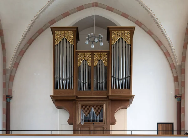 Sankt Aldegund Německo Června 2020 Varhany Farního Kostela Svatý Bartoloměj — Stock fotografie