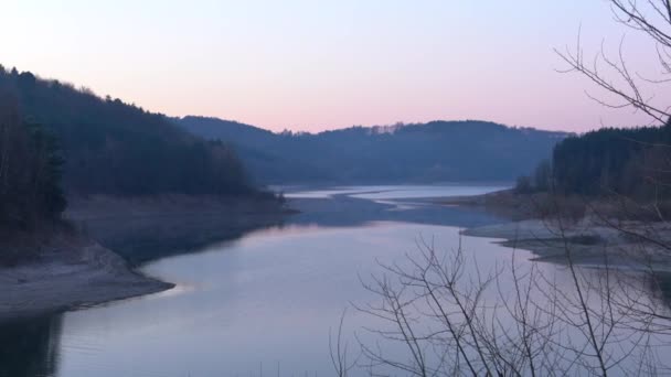 Водосховище Бергішес Німеччина — стокове відео