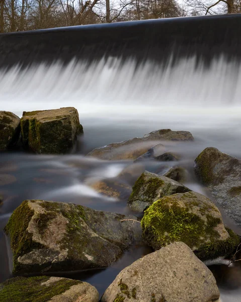 Cascada Del Arroyo Sulz Cerca Lindlar Bergisches Land Alemania — Foto de Stock