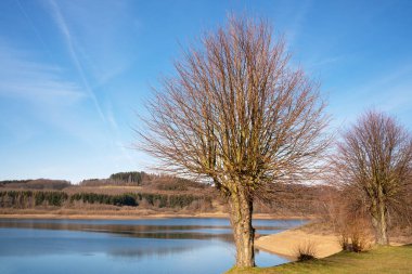 Dhunn su deposunun panoramik görüntüsü, Bergisches Toprakları, Almanya
