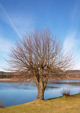 Dhunn su deposunun panoramik görüntüsü, Bergisches Toprakları, Almanya