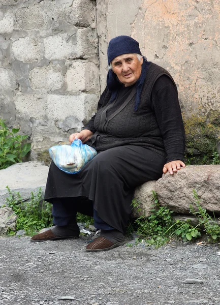 Pueblo, Montañas del Cáucaso, Georgia —  Fotos de Stock