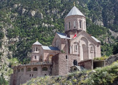Kilise, darial gorge, Gürcü askeri road, Gürcistan