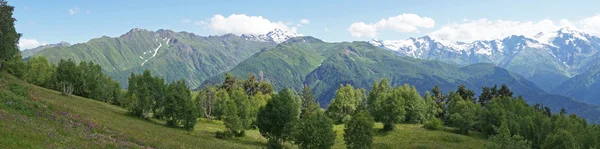 Caucaso Montagne, Mestia, Georgia — Foto Stock
