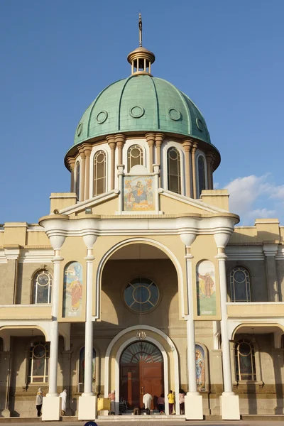 Cathedral, Addis Ababa, Etiópia, África — Fotografia de Stock