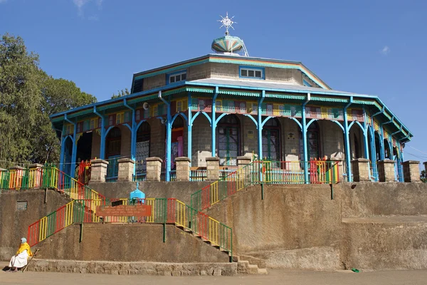 Kirkko Entoto Maryam, Addis Abeba, Etiopia — kuvapankkivalokuva