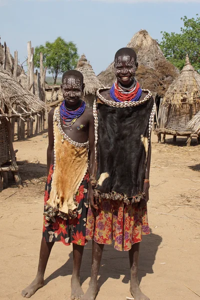 Karo, Ethiopië, Afrika — Stockfoto