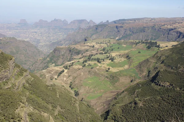 Národní Park Simienské hory, Etiopie, Afrika — Stock fotografie