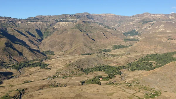 Landskap, Amhara, Etiopien, Afrika — Stockfoto