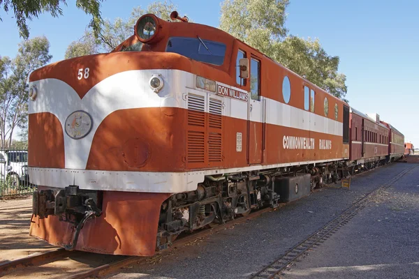 Ferrocarril Old Ghan, Australia — Foto de Stock