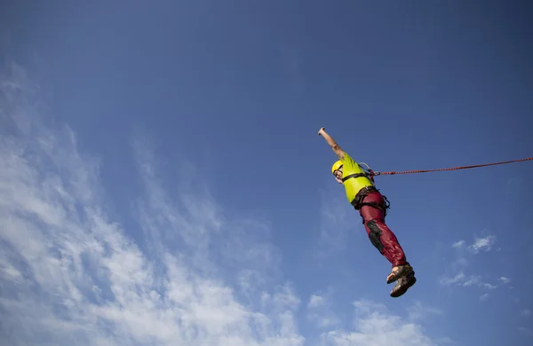 Sprung von einer Klippe. — Stockfoto