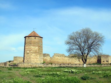 Antik Akkerman Kalesi, Odessa Ukrayna yakınındaki Belgorod-Dnestrovsk y