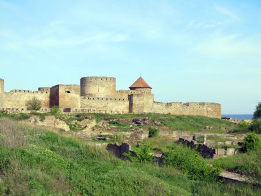 Ancient Akkerman fortress at Belgorod-Dnestrovsk y, near Odessa Ukraine clipart