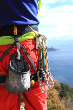 tırmanma ekipmanı.