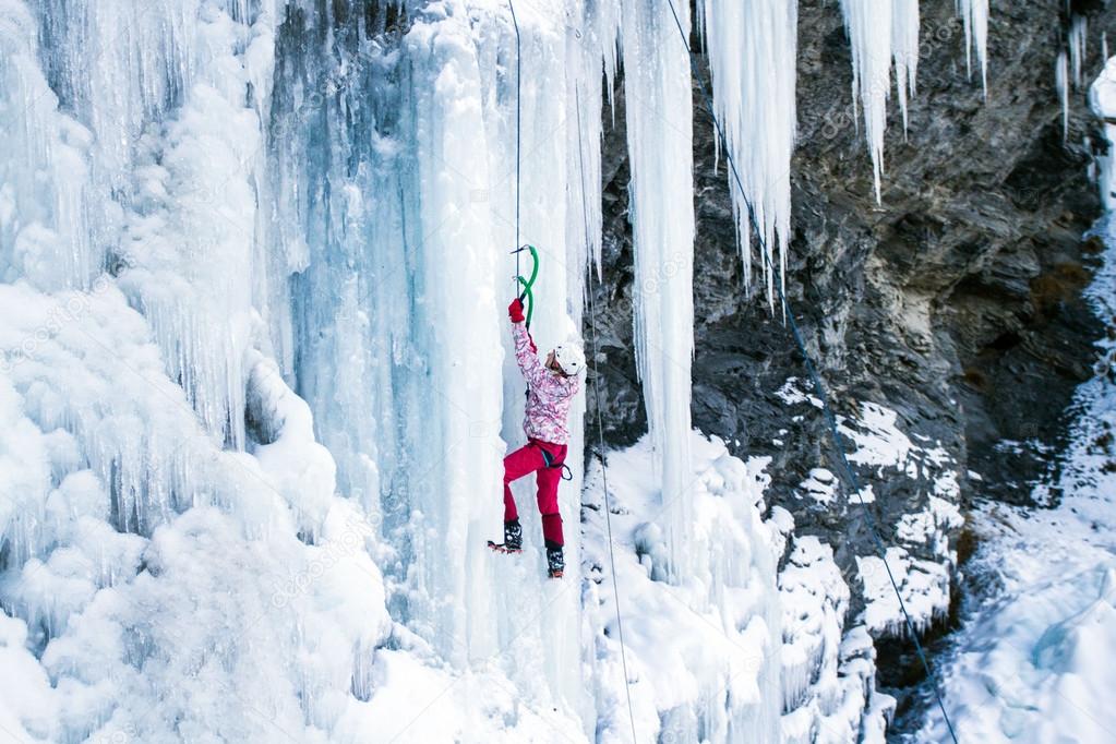 Ice climbing the North Caucasus.