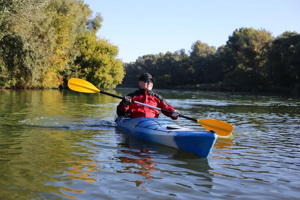 Kayaking the Colorado River (Between Lees Ferry and Glen Canyon Dam) — Stock Photo, Image