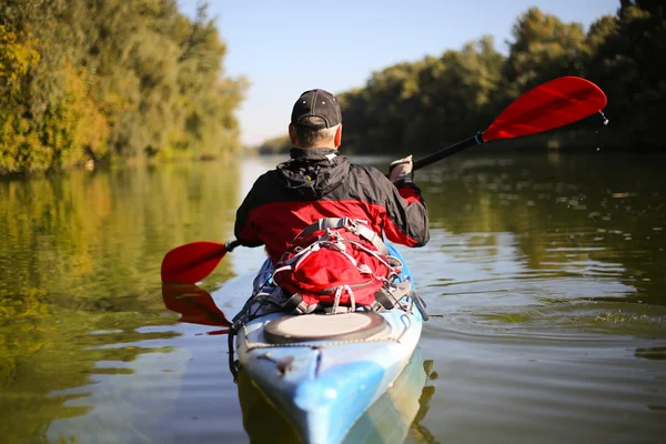 A Colorado River Kajak (Lees komp és Glen Canyon duzzasztógát között) — Stock Fotó