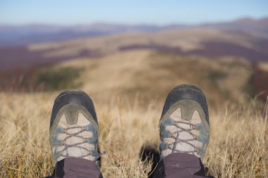 Kafkas Dağları'da yürüyüş.