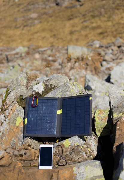 Solpanel. Solar panel. — Stockfoto