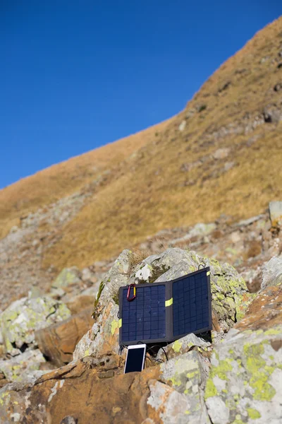 Solpanel. Solar panel. — Stockfoto