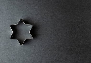 Ardesia 'da David' in Yıldızı kurabiye kesicisi