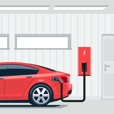 Elektrikli Araba garaj evde şarj